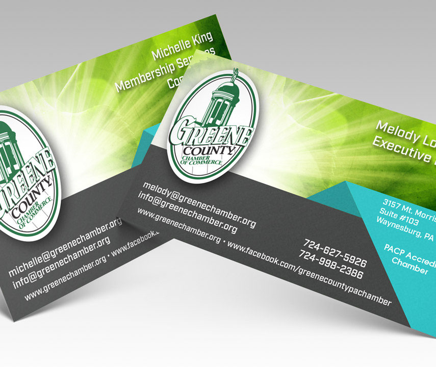 Greene County Chamber of Commerce Business Cards