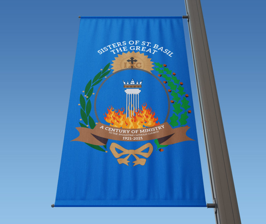 Sisters of St. Basil The Great 100th Anniversary Banners