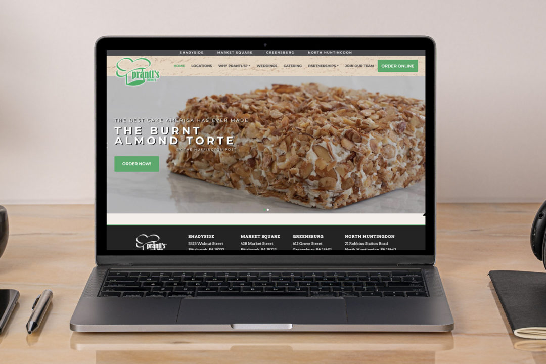 Prantl's Bakery Website