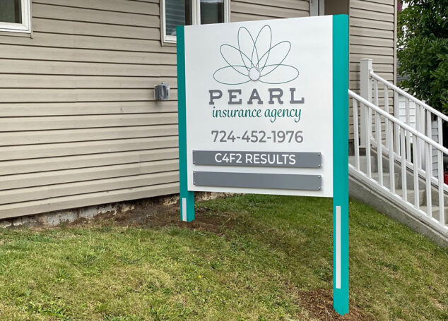 Pearl Insurance Agency Signage